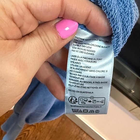 We The Free blue Camden Henley Sweatshirt size xs - Picture 4 of 5